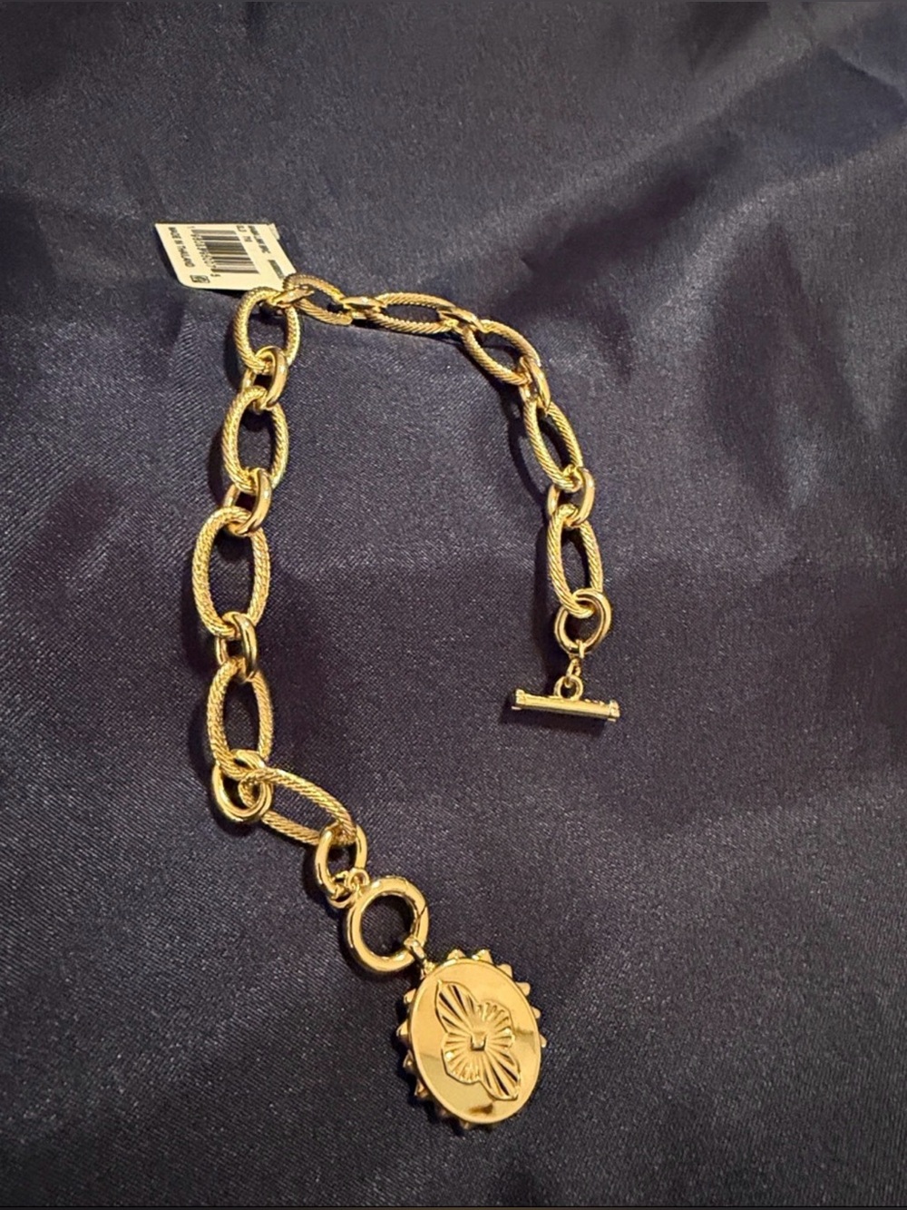 NWT Kendra Scott “Mama” Gold Link and Chain Bracelet 7” - Picture 4 of 4